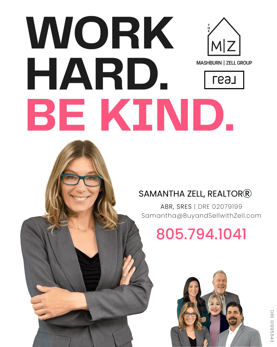 Samantha Zell,  REALTOR®️ with The Mashburn Zell Group | Real Broker on her Ventura County contact page